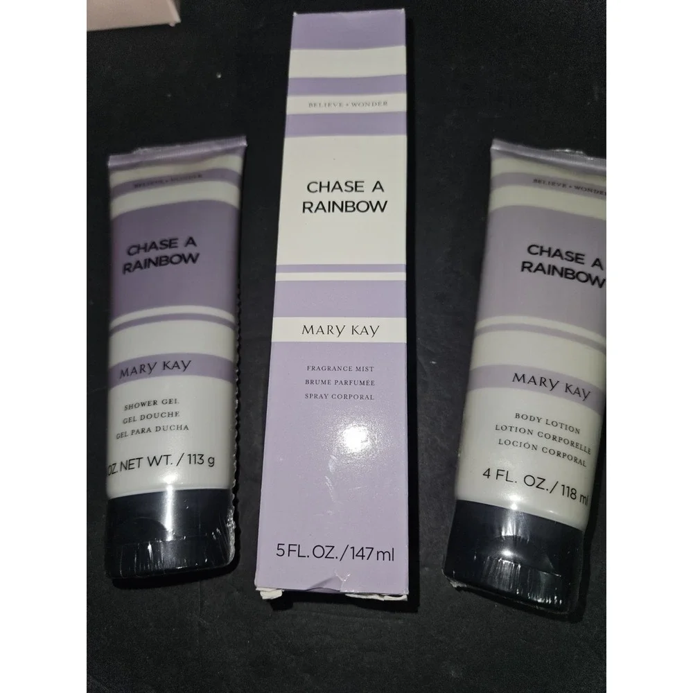 Mary‎ Kay 3 Pc Set Believe And Wonder Chase A Rainbow Set New And Sealed